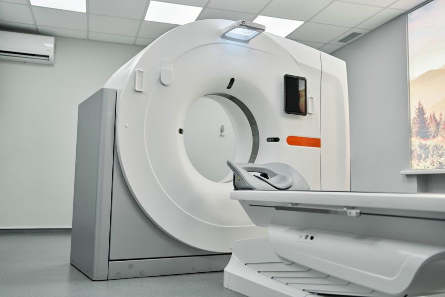 PET computed tomography in a hospital